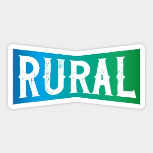 Rural Sticker